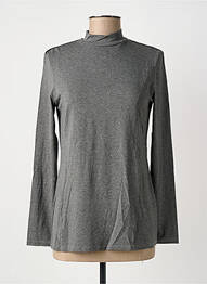 Top elasticitate mâneci lungi gri JANIRA femme
