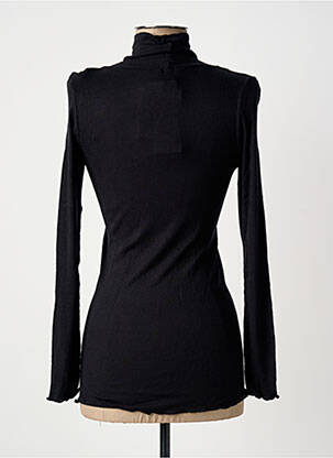 Top elasticitate mâneci lungi negru JANIRA femeie