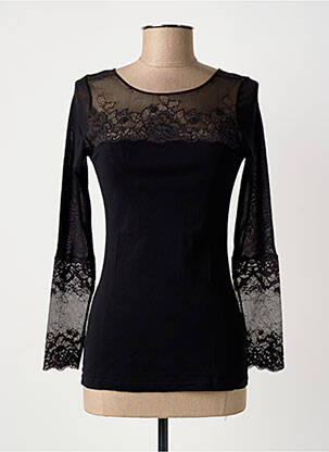 Top/Caraco negru JANIRA femeie