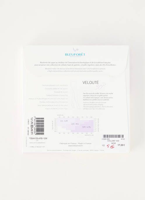 Colanți negru BLEU FORET femeie