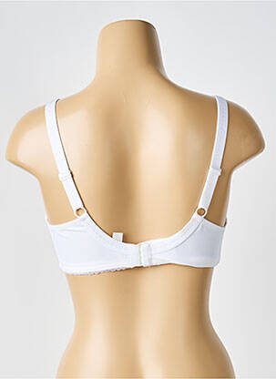 Sutien broderie sutien cupe întregi cu decolteu înalt alb PLAYTEX femme