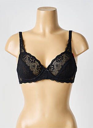 Sutien broderie sutien cupe întregi cu decolteu înalt negru TRIUMPH femeie