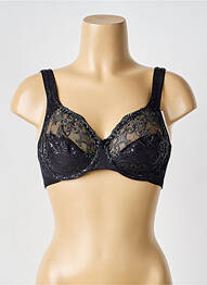 Sutien efect material satinat negru TRIUMPH femme