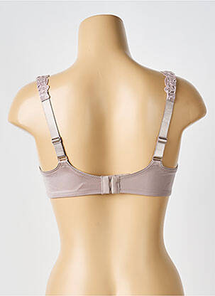 Sutien efect material satinat sutien cupe întregi cu decolteu înalt gri TRIUMPH femeie