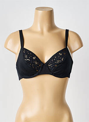 Sutien broderie sutien cupe întregi cu decolteu înalt negru TRIUMPH femeie