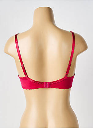 Sutien efect material satinat sutien cupe întregi cu decolteu înalt roz TRIUMPH femeie