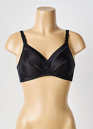 Sutien efect material satinat sutien cupe întregi cu decolteu înalt negru TRIUMPH femeie