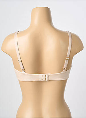 Sutien efect material satinat top sutien modelat bej TRIUMPH femeie