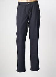 Pantalon chino țesătură poplin mărime normală albastru PIONEER homme