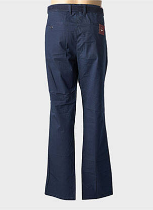 Pantalon chino țesătură poplin mărime normală albastru PIONEER bărbat