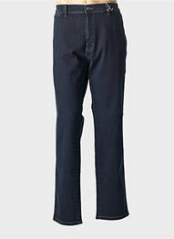 Pantalon chino țesătură poplin mărime normală albastru PIONEER homme