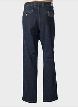 Pantalon chino țesătură poplin mărime normală albastru PIONEER bărbat