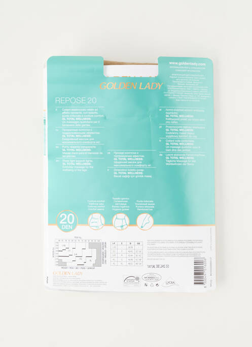 Colanți piele GOLDEN LADY femeie