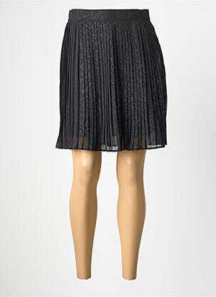 Fustă scurtă negru PIECES femeie