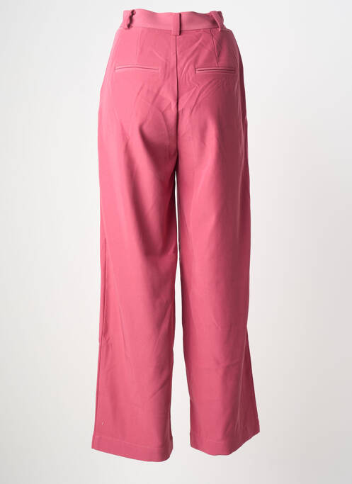 Pantalon drept roz LAURE + MAX femeie