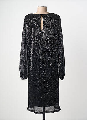 Rochie midi croială fluidă mâneci lungi negru B.YOUNG femeie