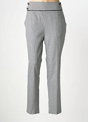 Pantalon 7/8 talie înaltă talie înaltă negru MORGAN femeie