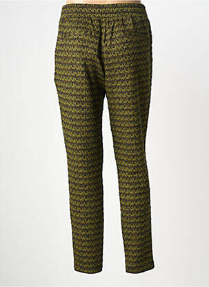 Pantalon slim buzunare verde ICHI femeie