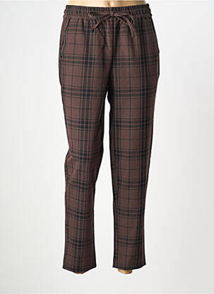 Pantalon 7/8 talie elastică maro B.YOUNG bărbat