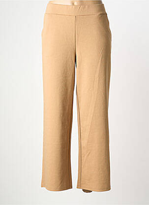Pantalon 7/8 talie elastică bej B.YOUNG femeie