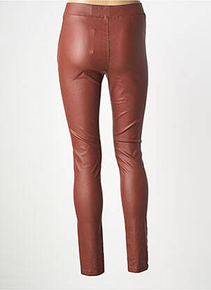 Pantalon slim talie elastică maro B.YOUNG femeie