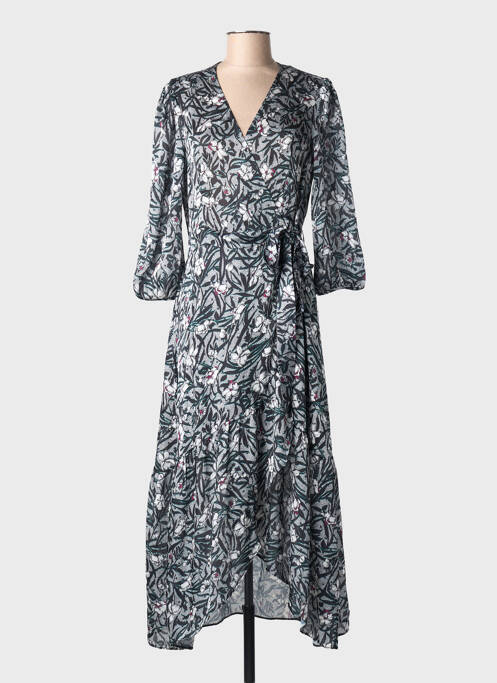 Rochie lungă negru MORGAN femeie