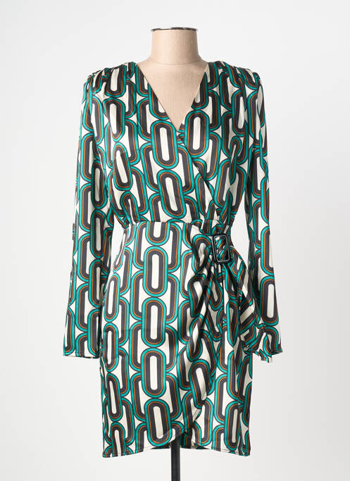 Rochie scurtă verde MORGAN femeie