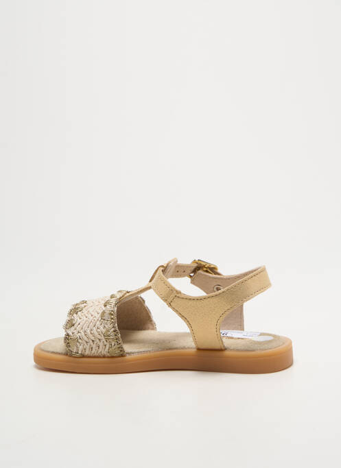 Sandale/Pantofi decupați auriu BOPY fată