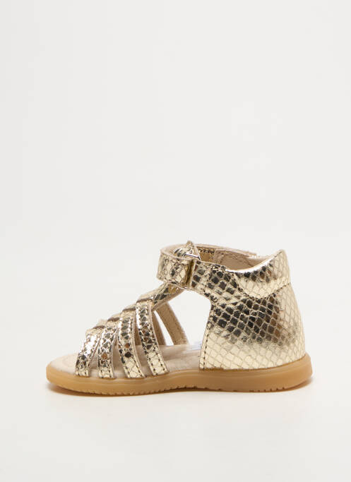 Sandale/Pantofi decupați auriu BOPY fată