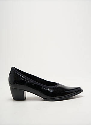 Pantofi cu toc cubanez toc de 4 la 6 cm negru GEO-REINO femeie