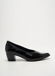Pantofi cu toc cubanez toc de 4 la 6 cm negru GEO-REINO femme