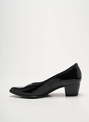 Pantofi cu toc cubanez toc de 4 la 6 cm negru GEO-REINO femeie