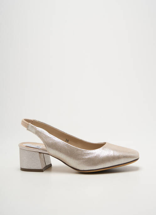 Pantofi cu toc auriu CAPRICE femeie