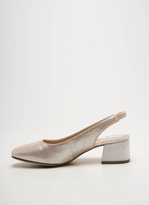 Pantofi cu toc auriu CAPRICE femeie