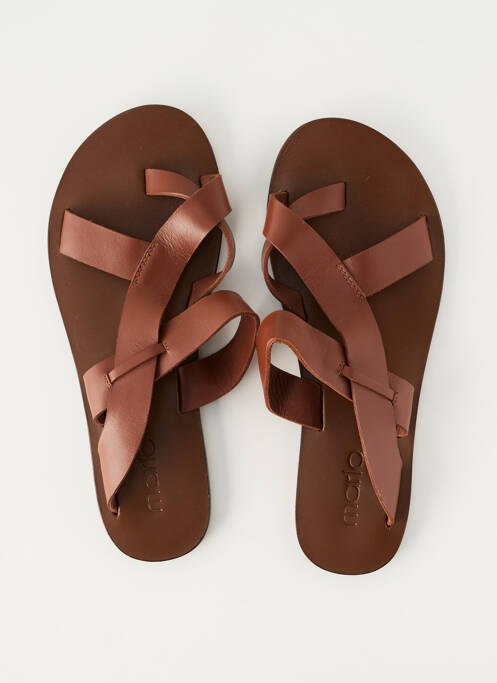 Șlapi maro MARLO femeie