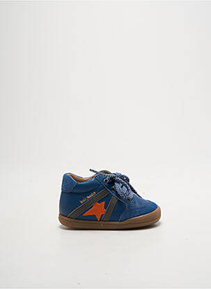 Ghete închidere cu șireturi vârf rotund albastru BABYBOTTE garcon