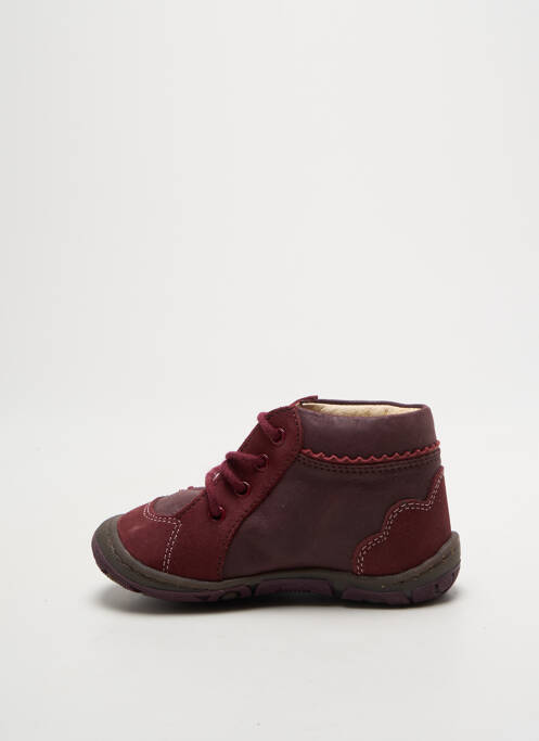 Ghete țesătură satinată vârf rotund violet PRIMIGI fille