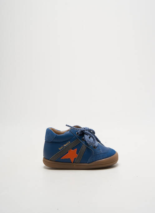 Ghete închidere cu șireturi vârf rotund albastru BABYBOTTE garcon