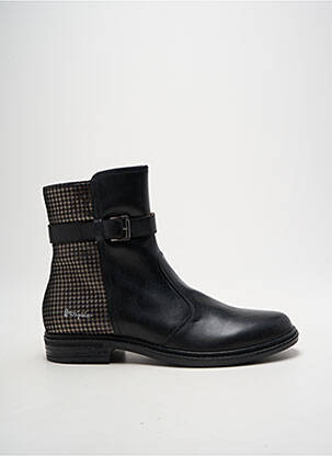 Botine/ghete material neted toc plat până la 3 cm negru BABYBOTTE femeie