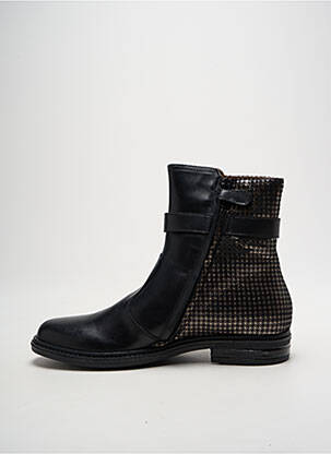 Botine/ghete material neted toc plat până la 3 cm negru BABYBOTTE femeie