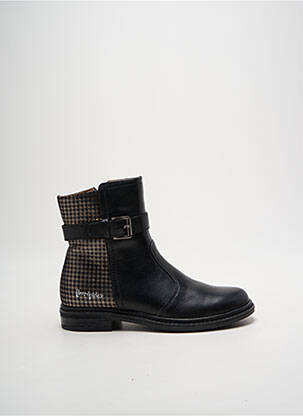 Botine/ghete material neted toc mic negru BABYBOTTE fată