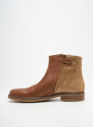 Botine/ghete material neted toc mic maro BABYBOTTE fată