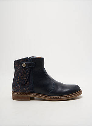 Botine/ghete material neted toc mic albastru BABYBOTTE fată