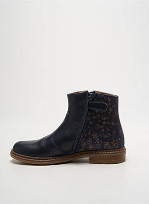 Botine/ghete material neted toc mic albastru BABYBOTTE fată