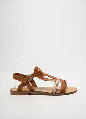 Sandale/Pantofi decupați maro BABYBOTTE fată