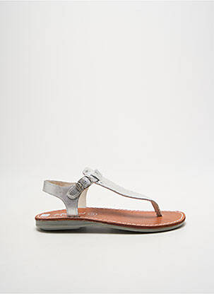 Șlapi argintiu MINIBEL fată