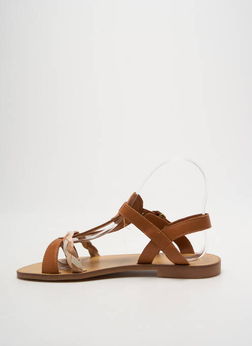 Sandale/Pantofi decupați maro BABYBOTTE fată