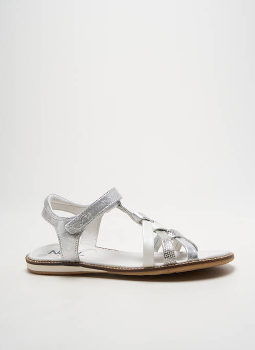 Sandale/Pantofi decupați argintiu NOËL fată