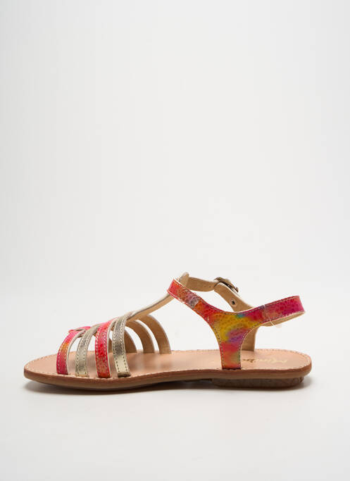 Sandale/Pantofi decupați auriu MINIBEL fată