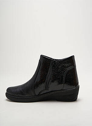 Botine/ghete material neted toc de 4 la 6 cm negru PEDRO TORRES femeie